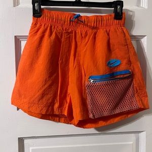 Nike Orange Mesh Shorts